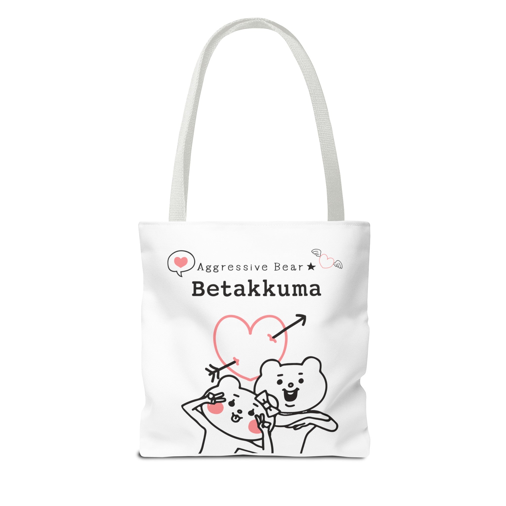 Betakkuma Arrow Heart Tote Bag